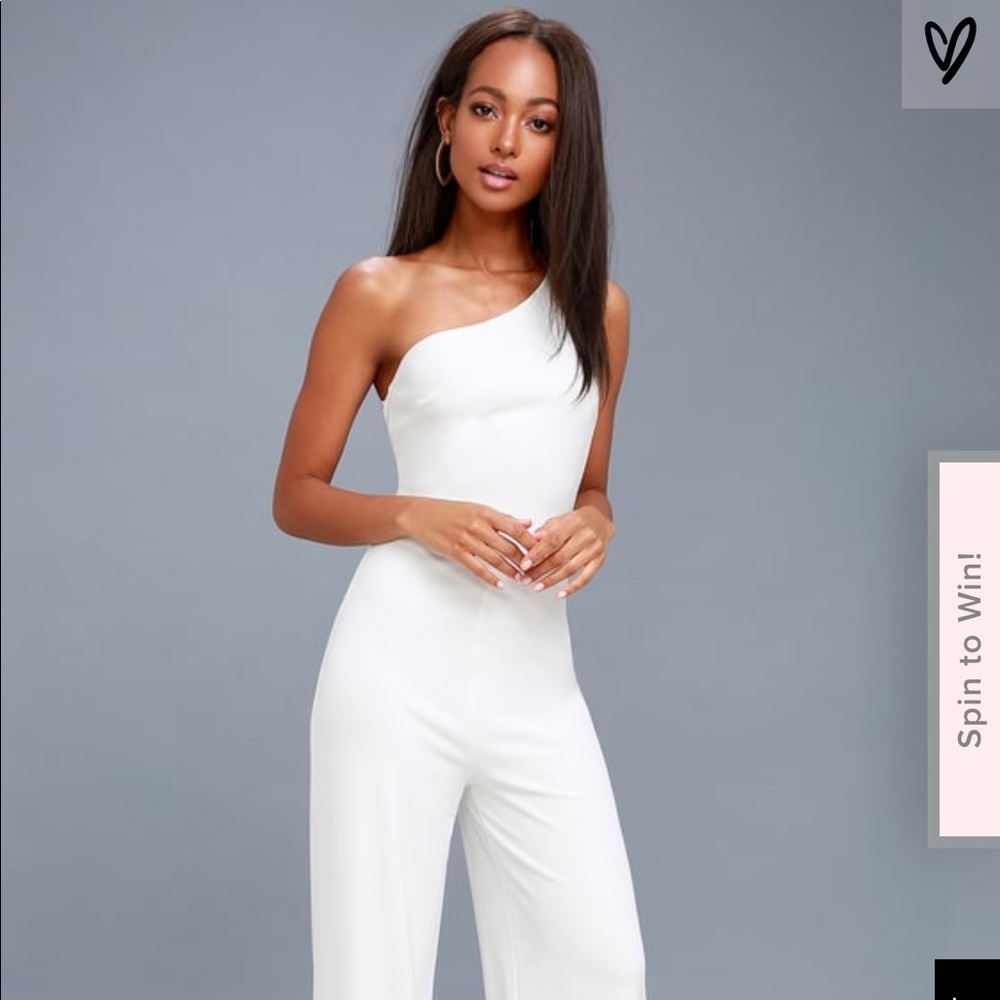 Lulu’s Going Solo One Shoulder Jumpsuit